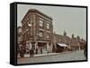 Row of Shops in Lea Bridge Road, Hackney, London, September 1909-null-Framed Stretched Canvas