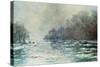 The Break up at Vetheuil, circa 1883-Claude Monet-Stretched Canvas