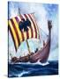 Viking Boat-null-Stretched Canvas