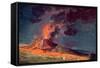 The Eruption of Vesuvius-Joseph Wright of Derby-Framed Stretched Canvas