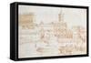 Old St. Peter's-Maerten van Heemskerck-Framed Stretched Canvas