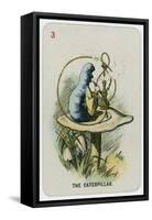 The Caterpillar-John Tenniel-Framed Stretched Canvas