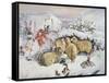 Fairies in the Snow-John Anster Fitzgerald-Framed Stretched Canvas