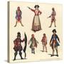 Designs for the Pirates of Penzance-George Sheringham-Stretched Canvas