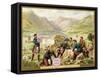 Stalking Party, Loch Callater', a Promotional Card for Huntley and Palmers Biscuits, C.1890…-null-Framed Stretched Canvas