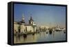 A View of Venice-Martin Rico y Ortega-Framed Stretched Canvas