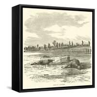 Site of a Battery, September 1862-null-Framed Stretched Canvas