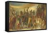 Knights Preparing for a Tournament-John Everett Millais-Framed Stretched Canvas