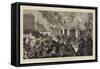 The Eastern Question, a Fire in Constantinople-Joseph Nash-Framed Stretched Canvas