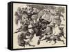 Bull Baiting-Pat Nicolle-Framed Stretched Canvas