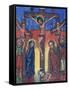 Crucifixion, Manuscript in Museum of Church of St Mary of Zion-null-Framed Stretched Canvas