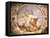 Genius on Pegasus Putting Time to Flight-Giambattista Tiepolo-Framed Stretched Canvas