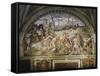 Fanlight, Frescoed-Raffaello Sanzio-Framed Stretched Canvas