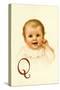 Baby Face Q-Ida Waugh-Stretched Canvas