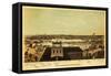 Minneapolis, Minnesota - Panoramic Map-Lantern Press-Framed Stretched Canvas