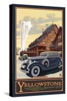 Old Faithful Inn, Yellowstone National Park, Wyoming-Lantern Press-Stretched Canvas