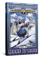 Colorful Colorado, Make It Blue-Richard Kelly-Stretched Canvas