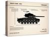 M26 Pershing Tank-Mark Rogan-Stretched Canvas