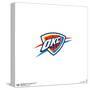 Gallery Pops NBA Oklahoma City Thunder - Primary Logo Wall Art-Trends International-Stretched Canvas