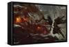 Dungeons and Dragons - Drizzt vs Demogorgon-Trends International-Framed Stretched Canvas