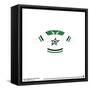 Gallery Pops NHL - Dallas Stars - Road Uniform Front Wall Art-Trends International-Framed Stretched Canvas