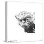 Gallery Pops Star Wars: Saga - Master Yoda Sketch Wall Art-Trends International-Stretched Canvas