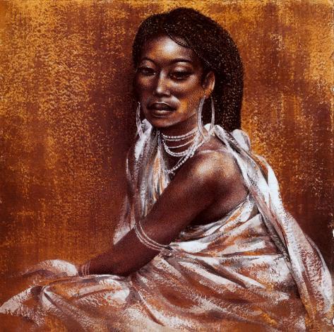 AFRICAN AMERICAN ART PRINT Ebony II Ben Mogador