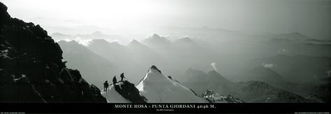 Monte Rosa Punta Giordani 4046 M Poster Davide Camisasca Allposters Com