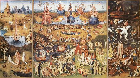 Hieronymus Bosch Garden Of Earthly Delights Poster , Garden