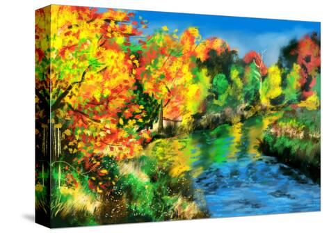 Hand Draw Autumn Forest Art Jim80 Allposters Com