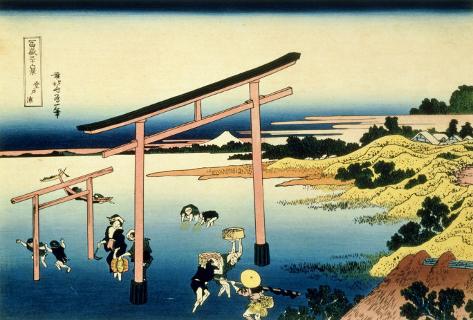 36 Views Of Mount Fuji No 33 The Bay Of Noboto Giclee Print Katsushika Hokusai Allposters Com