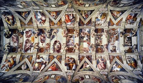 The Sistine Chapel Ceiling Frescos After Restoration