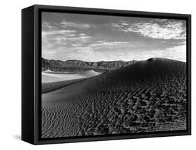 0-1-0038, Dunes and Clouds, 1947 (gelatin silver print)-Brett Weston-Framed Stretched Canvas