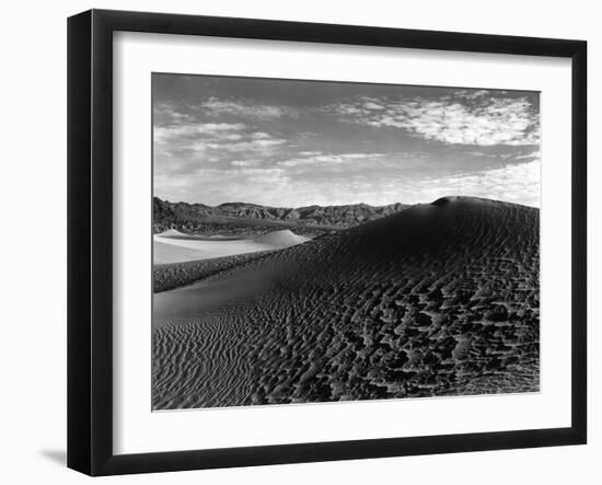 0-1-0038, Dunes and Clouds, 1947 (gelatin silver print)-Brett Weston-Framed Photographic Print