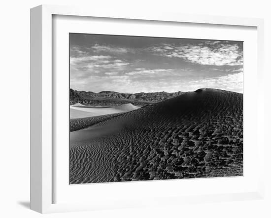 0-1-0038, Dunes and Clouds, 1947 (gelatin silver print)-Brett Weston-Framed Photographic Print