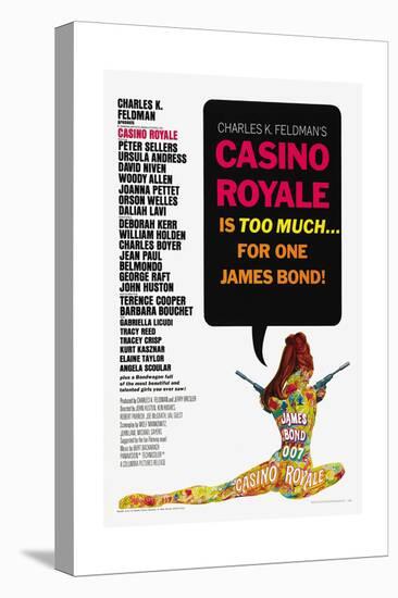 007, James Bond: Casino Royale,1967-null-Stretched Canvas