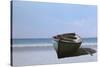 01 Blue Boat with Oar-Zhen-Huan Lu-Stretched Canvas