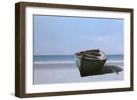 01 Blue Boat with Oar-Zhen-Huan Lu-Framed Giclee Print