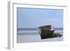 01 Blue Boat with Oar-Zhen-Huan Lu-Framed Giclee Print