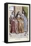 012-Esposa Del Dogo De Venecia & Sus Acompañantes-Habiti D’Hvomeni Et Donne Venetiane 1609-Franco Giacomo-Framed Stretched Canvas