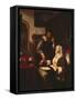 01316 the Doctor's Visit-Frans Van Mieris-Framed Stretched Canvas