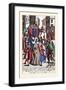 017-Vestimenta De Mascaras En El Carnaval De Venecia-Habiti D’Hvomeni Et Donne Venetiane 1609-Franco Giacomo-Framed Art Print