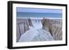 02 Snow Fence with Two Chairs-Zhen-Huan Lu-Framed Giclee Print