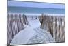 02 Snow Fence with Two Chairs-Zhen-Huan Lu-Mounted Giclee Print