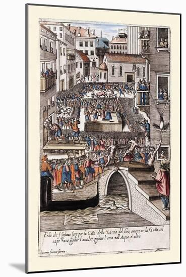 021-Fiesta Popular En Venecia-Habiti D’Hvomeni Et Donne Venetiane 1609-Franco Giacomo-Mounted Art Print