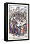 026-Juego Del Calzo -Habiti D’Hvomeni Et Donne Venetiane 1609-Franco Giacomo-Framed Stretched Canvas