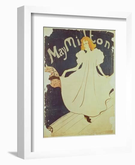 09:May Milton, France, 1895-Henri de Toulouse-Lautrec-Framed Premium Giclee Print