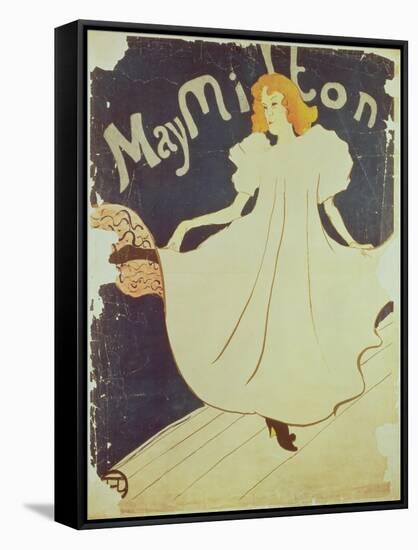 09:May Milton, France, 1895-Henri de Toulouse-Lautrec-Framed Stretched Canvas