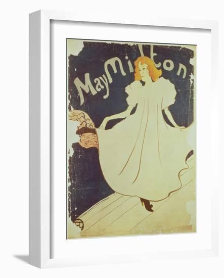 09:May Milton, France, 1895-Henri de Toulouse-Lautrec-Framed Giclee Print