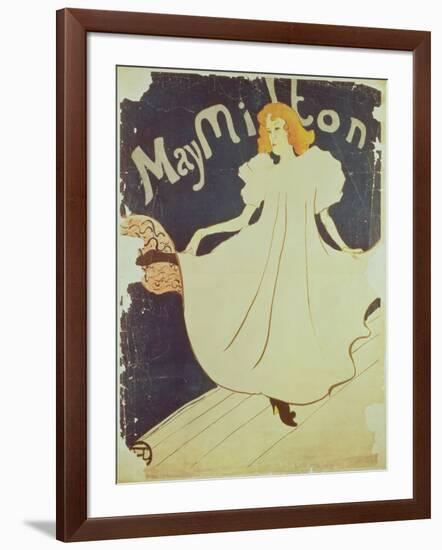 09:May Milton, France, 1895-Henri de Toulouse-Lautrec-Framed Giclee Print